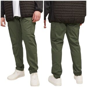 NWT Jack & Jones Slim Tapered Fit Cargo Pants Joggers Size 48
